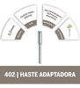 Mandril Vastago Adaptador Para Disco Minitorno Dremel 402 4