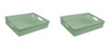 Kit 2 Cestos Decorativo  Juta 11,5litros Verde 3282  Jaguar 0