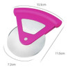 Cortador De Pizza Triangulo Rosa 1