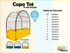 Capa Para Fundo De Gaiola Colorido Tnt 49cmx22cm N°3 - 12un 2