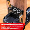 Kit De Jig De Bolsillo Metálico Con 3 Agujeros Precisos De 9 2