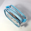 Mini Necessaire Transparente Azul 15x12 Viagem Maternidade 1