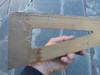 Antigua Regla Escuadra De Madera De 60 Centimetros 2