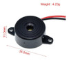 Buzzer Activo Continuo 3-24v Sfm-20b 4
