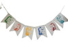 Banderines De Tela Doble Infantiles. Estampados Dinosaurios 0