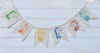 Banderines De Tela Doble Infantiles. Estampados Dinosaurios 1