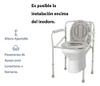 Sobre Water Eleva Inodoro Silla Plegable Altura Regulable 3