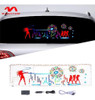 Vumetro Vidrio Led Luces Audioritmico Auto Parlante  90x25 4