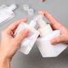 Frasco Botella Pvc Flexible X 12 Bolsas Viaje C/tapa Sachet 3
