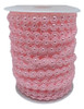 Flor Perla En Rollo. X1mts. Color Rosado 0