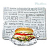Lámina Papel Aluminio Impresa Hamburguesas Delivery X 500gr 0