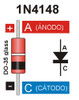Pack X10 Unidades Diodos Smd 1n4148w 1n4148 3