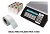 Etiqueta 40x40 Térmica Balança Toledo - 40 Rolos 1
