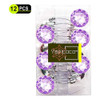 Ganchos Para Cortina De Ducha Doble Cristal Purpura 12u 5