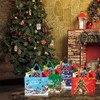 Bolsas Navideñas Reusables X 16u.  4 Diseños 31.5x17x25cm 5
