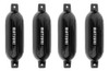 Defensa Nautica G4 Preta Kit 4 Inflável Matsuri Lanchas 0