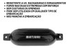 Defensa Nautica G4 Preta Kit 4 Inflável Matsuri Lanchas 2
