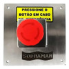 Botão De Segurança Em Aço Inox De Parede Sodramar 1