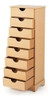 1 Gaveteiro 8 Gavetas Organizador Em Mdf Cru Decoração 89cm 0