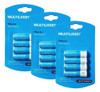 Pilha Recarregavel Aa 2500 Mah Com 12 Uni Microfone Controle 0