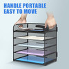 Supeasy Organizador De Papel De 5 Bandejas Con 4