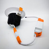 Kit 12 Led Cob Spot Light 7w 6500k Branco Frio Lead 4
