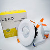 Kit 12 Led Cob Spot Light 7w 6500k Branco Frio Lead 6