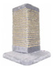 Arranhador De Gato Cantoneira De Sisal 50x35cm Cinza 2 Arranhador De Gato Cantoneira De Sisal 50x35cm Cinza 2