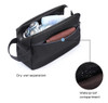 Bolso Portátil Para Hombres, Negro, Organizador De Aseo 2