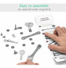 Organizador De Llaves Aluminio Em Key Gris 3