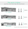 Organizador De Llaves Aluminio Em Key Gris 4