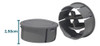 Difusor Saida De Ar Cinza Sem Colar Do Painel Onibus Mp G5 4