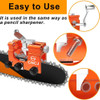 Afilador Cadena Motosierra Con Kit Accesorios Y Limas Extra 2