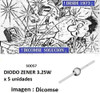 Diodo Zener 120v    5w 5% 1n5380b X 5 Unid 0