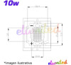 Led 10w Uv Ultravioleta 395nm-400nm Epileds Led Chip 10w Uv Elumiled Consulte Por Cantidad 2