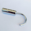 Gancho Cabide Simples Inox Parede Banheiro Docol Kit C/3 4