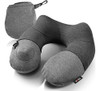 Kmall Almohada Inflable Del Cuello Del Recorrido Para El Via 0