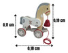 Brinquedo Andador De Puxar Infantil Cavalinho Passeio Hape 3