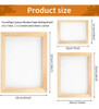 3 Peças De Molde De Fabricação De Papel Moldura De Fabricaçã 1