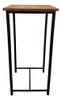 Mesa Alta Para Bar Lanchonete Mesa Rustica Ferro Madeira 0