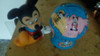 Alcancía Mickey Chapa Y Mickey De Goma Original De Colección 2