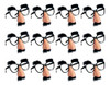 Ppxmeeudc 12 Gafas De Disfraz Con Nariz Divertida, 0