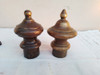 Par De Antiguos Pomos En Bronce Diferentes Robustes 7