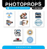 Kit Props Cartelitos Argentina Para Imprimir 2
