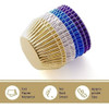 Prodigen Foil Cupcake Liners Baking Muffin Estuches De Papel 2