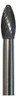 Lima Rotativa Metal Duro 10mmx25mm Formato Chama 0