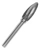 Lima Rotativa Metal Duro 10mmx25mm Formato Chama 0