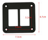 3 Suporte De Caixa De Painel De Interruptor Largura 6,7cm 1