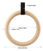 Anillas De Madera - Calistenia, Crossfit, Fitness, Gym, Yoga 1 Anillas De Madera - Calistenia, Crossfit, Fitness, Gym, Yoga 1