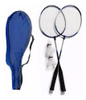 Kit 2 Raquetes Badminton 3 Petecas E Bolsa 0